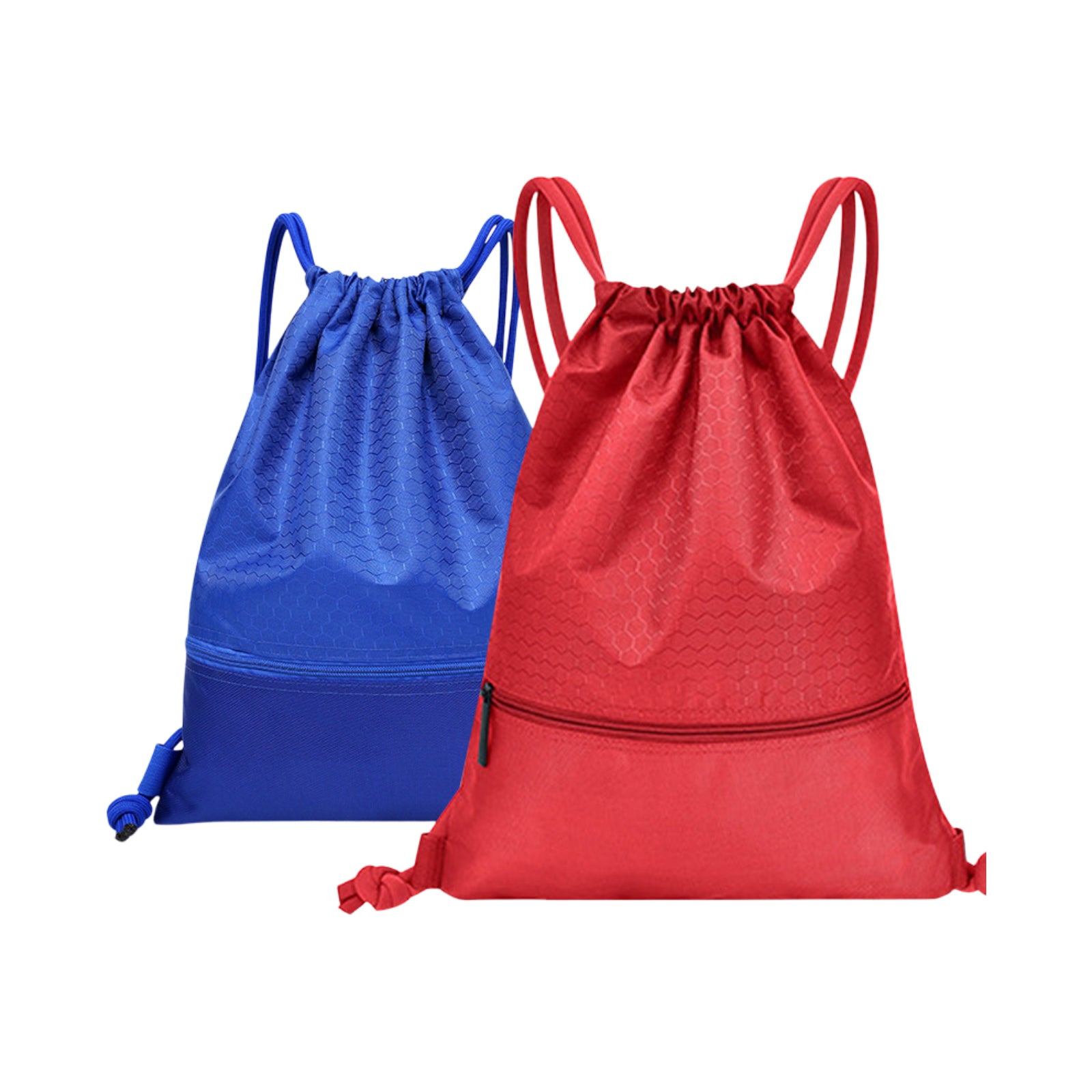 CBP03 Football Textured  Drawstring Backpack