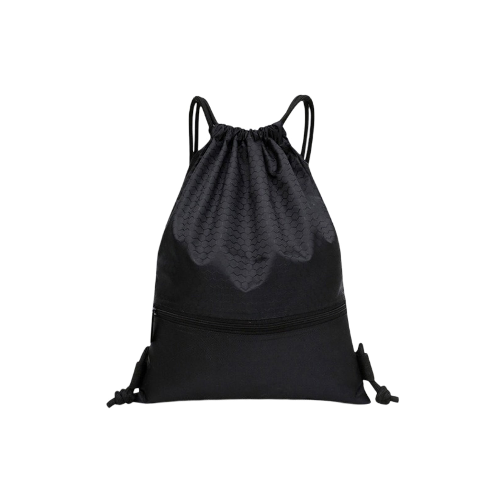 CBP03 Football Textured  Drawstring Backpack