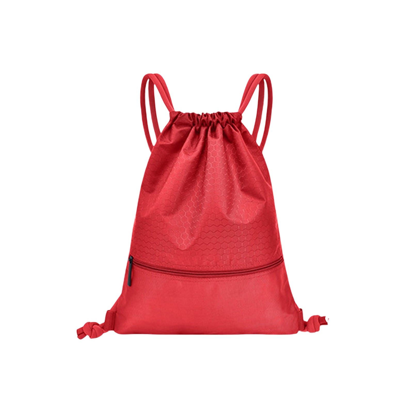 CBP03 Football Textured  Drawstring Backpack