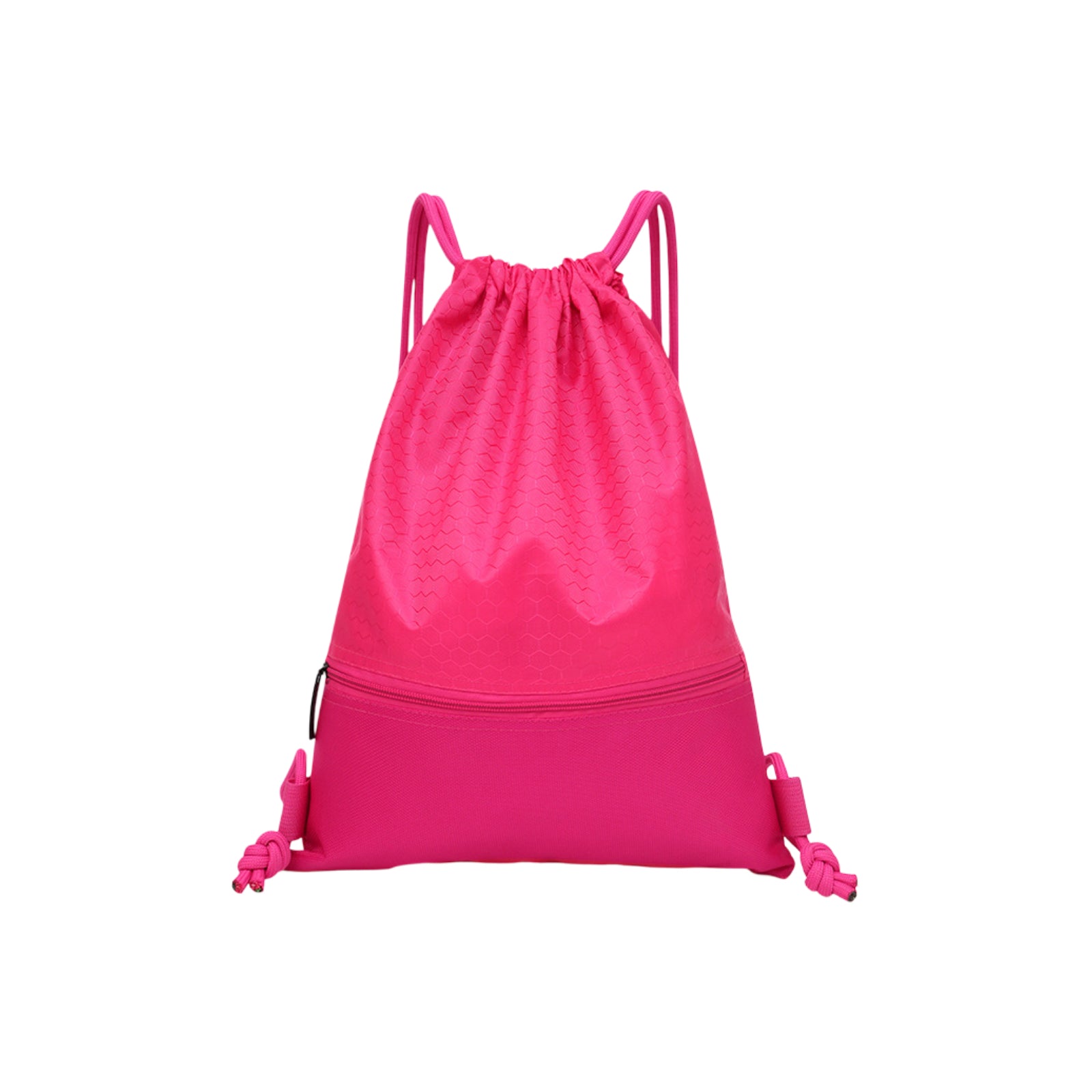 CBP03 Football Textured  Drawstring Backpack
