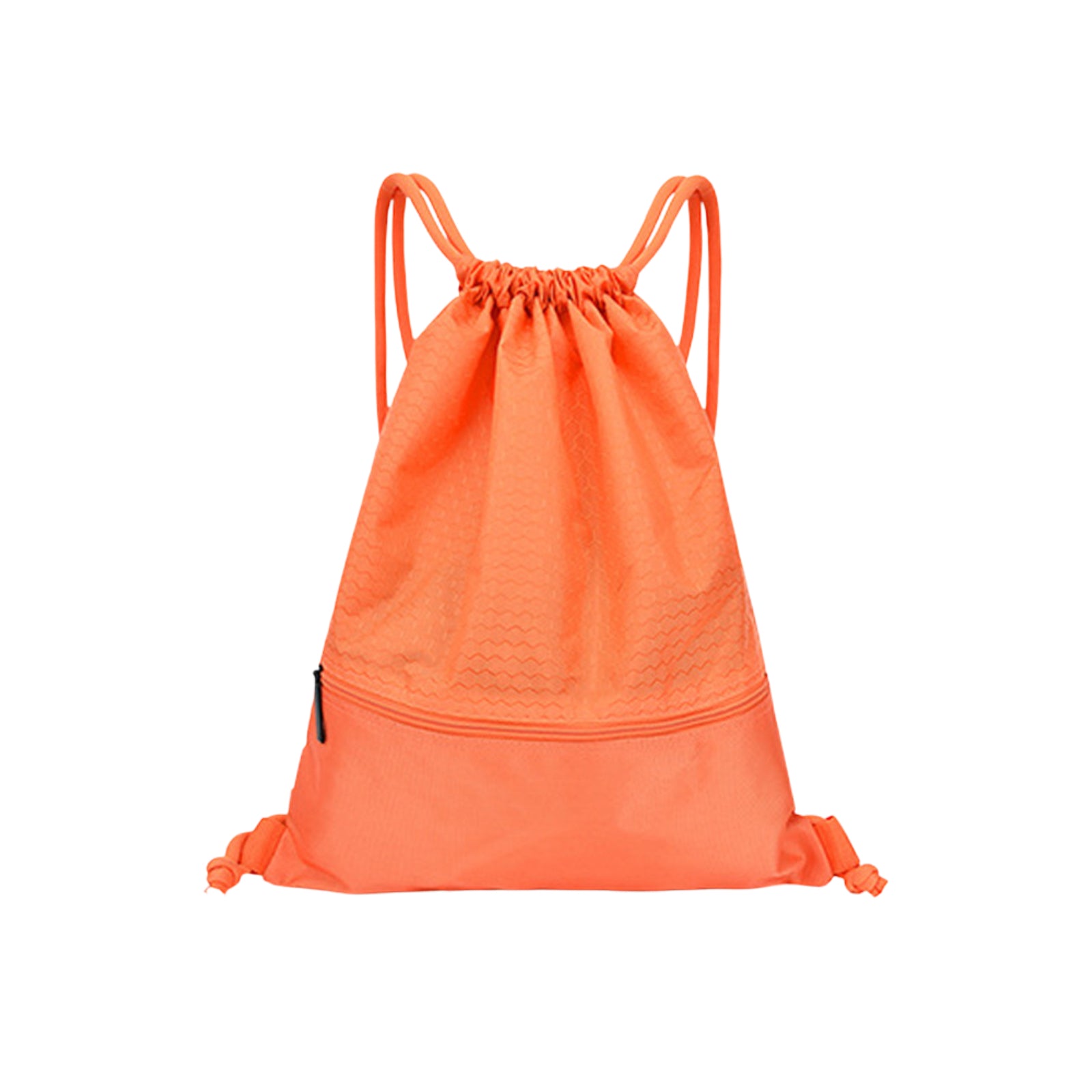 CBP03 Football Textured  Drawstring Backpack