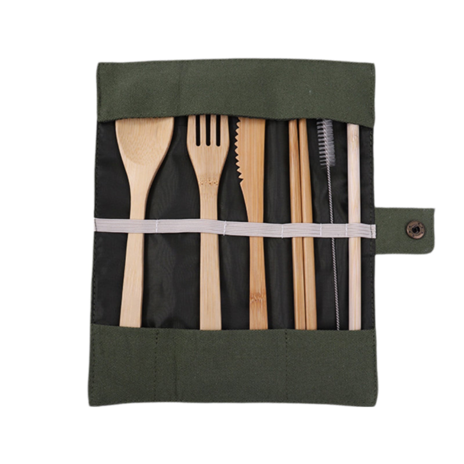 CCT03 Bamboo Cutlery with Canvas Pouch Set ♻️