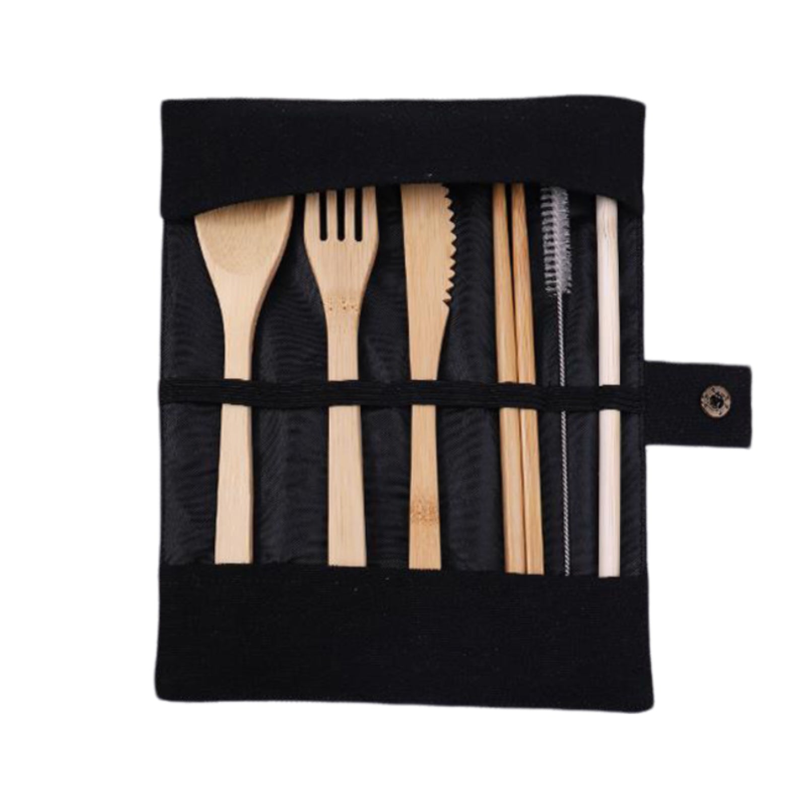 CCT03 Bamboo Cutlery with Canvas Pouch Set ♻️