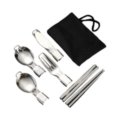 CCT09 Stainless Steel Foldable Cutlery Set