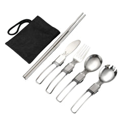 CCT09 Stainless Steel Foldable Cutlery Set