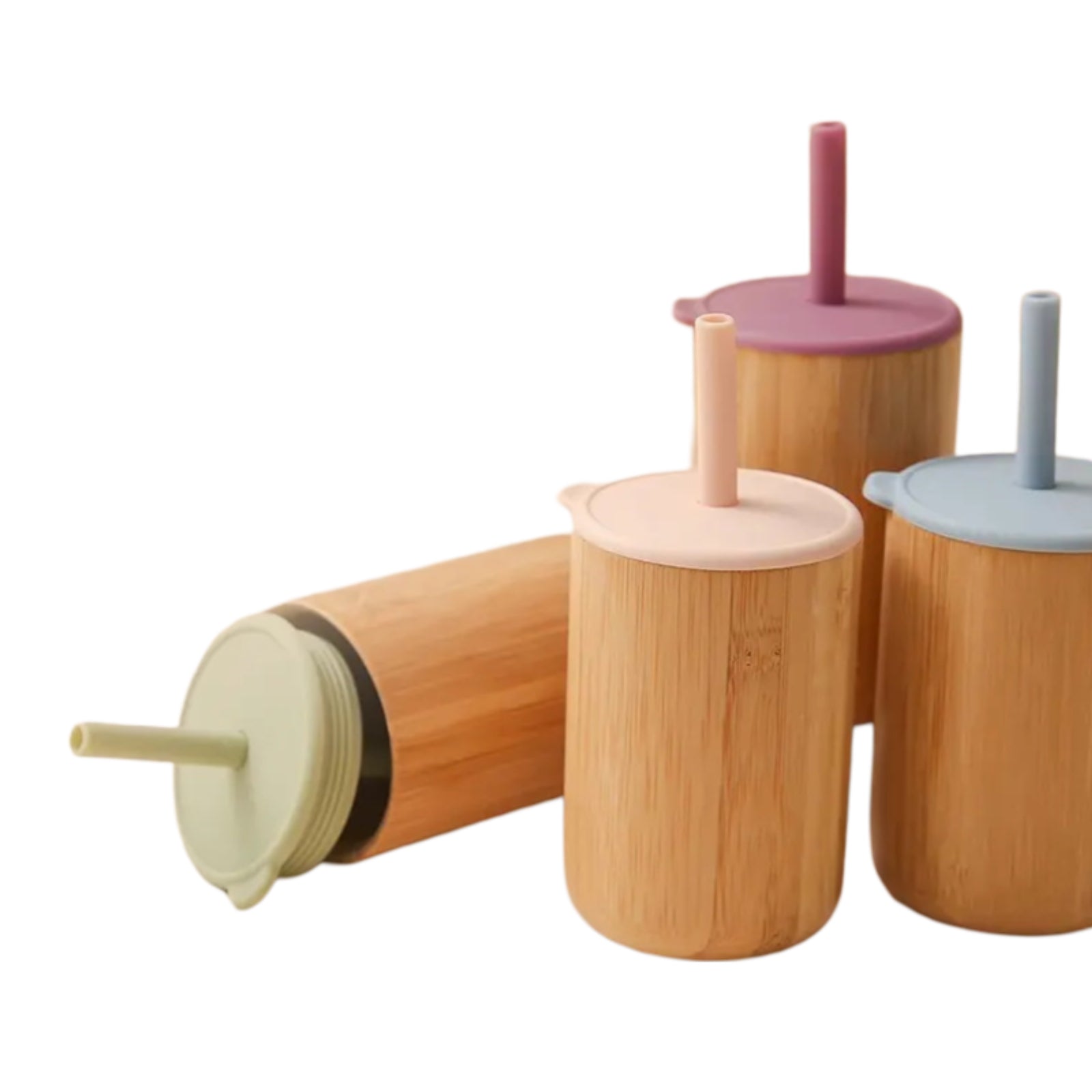 CCU11 Bamboo Cup with Silicone Lid Cover ♻️