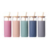 CCU13 Glass Cup with Bamboo Lip & Silicone Sleeve