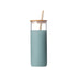 CCU13 Glass Cup with Bamboo Lip & Silicone Sleeve