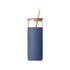 CCU13 Glass Cup with Bamboo Lip & Silicone Sleeve