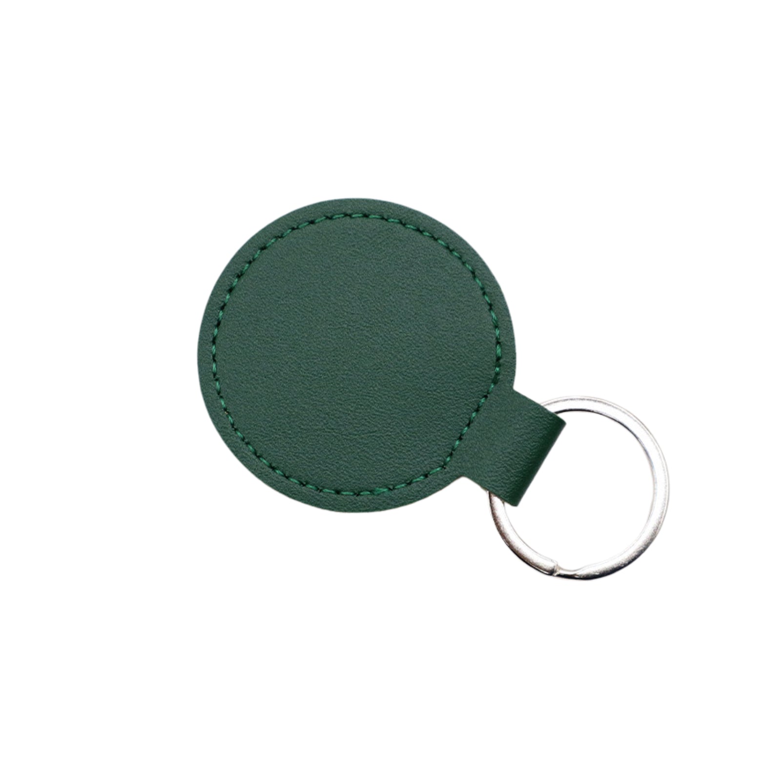 CKC05 Round PU Leather Keychain