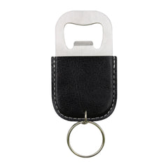 CKC10 Beer Opener Keychain with PU Leather Sleeve