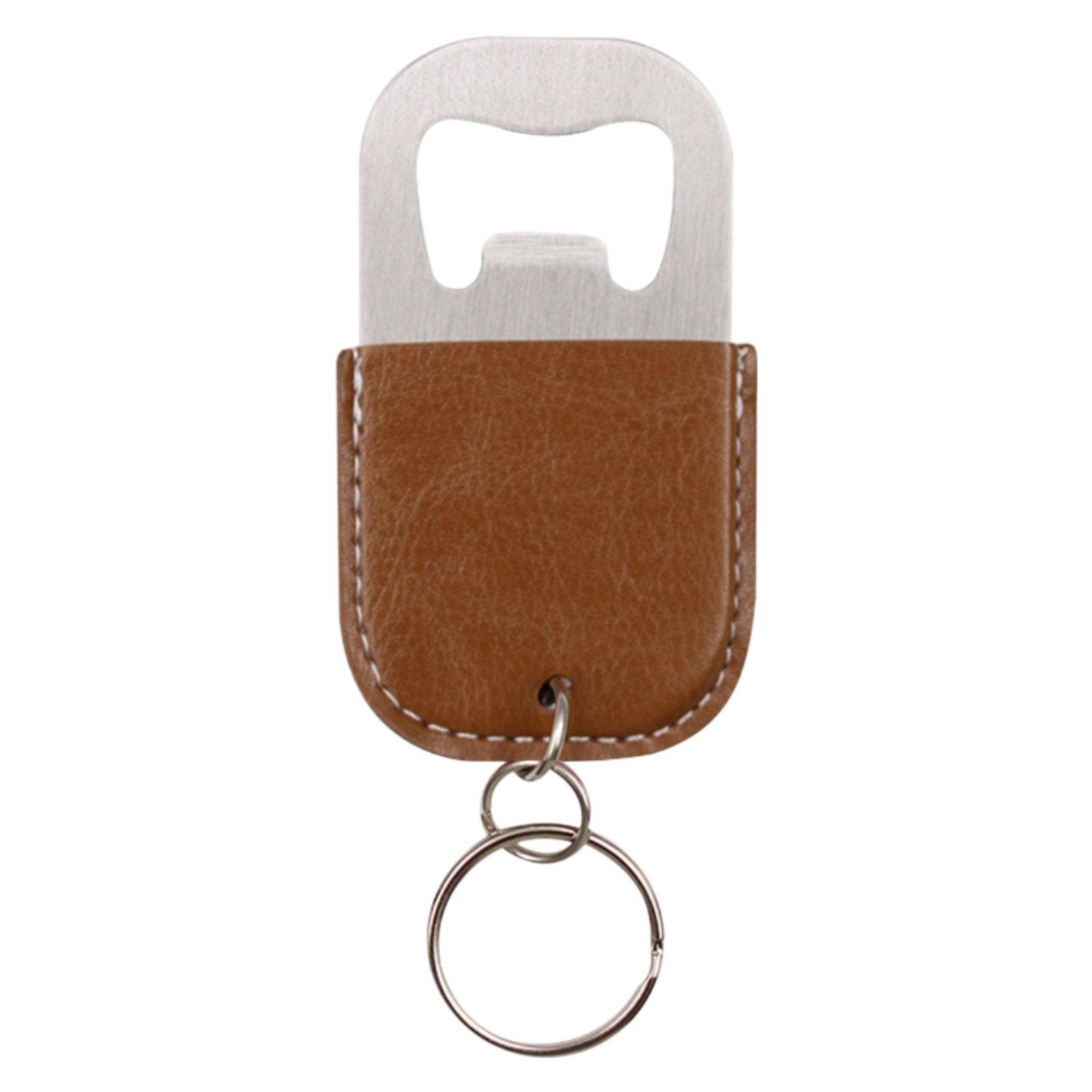 CKC10 Beer Opener Keychain with PU Leather Sleeve