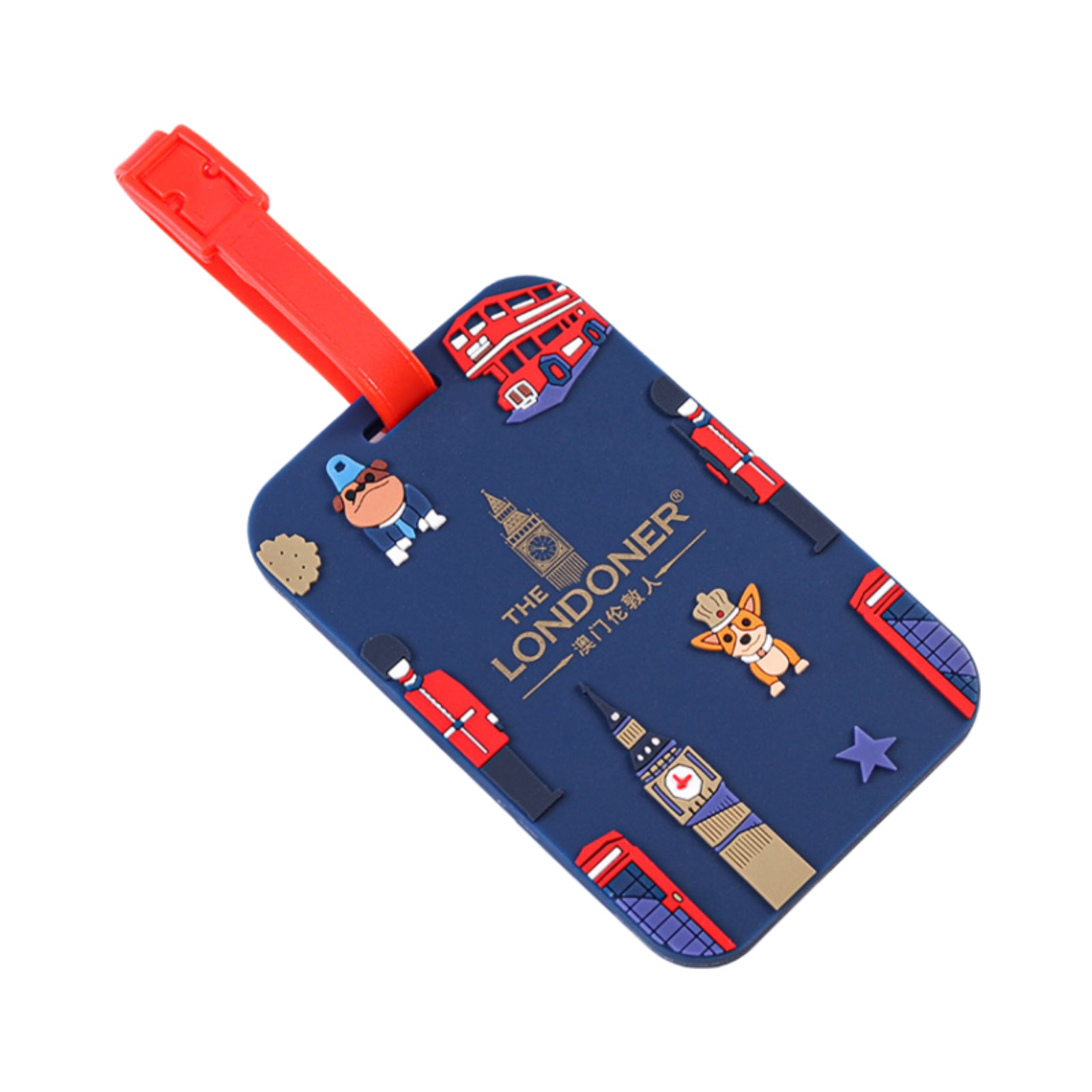 CLT03 3D Soft Silicone Luggage Tag