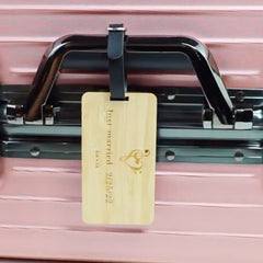 CLT06 Wooden Luggage Tag ♻️