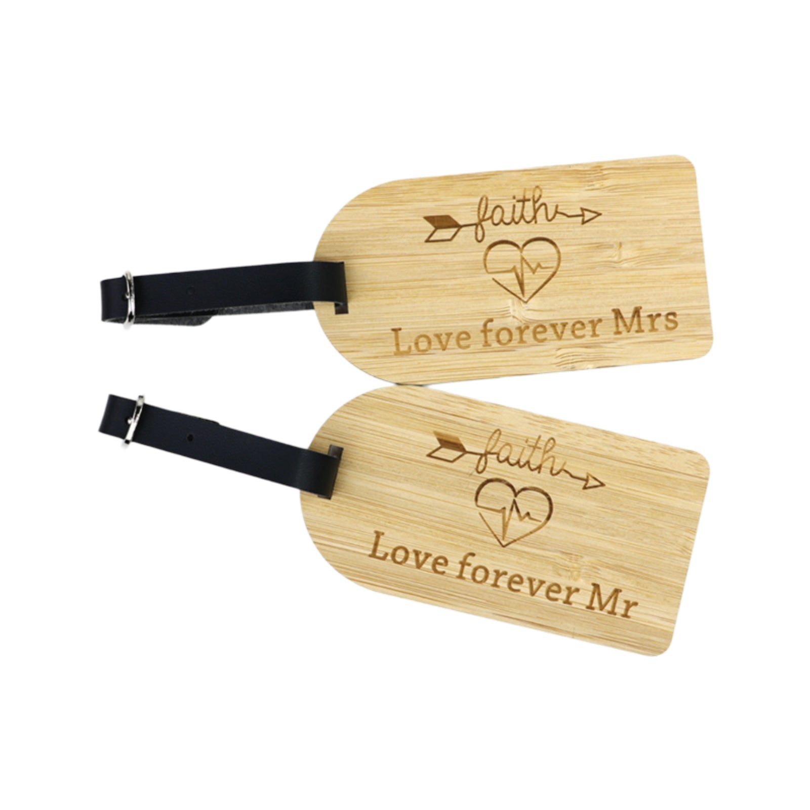 CLT06 Wooden Luggage Tag ♻️