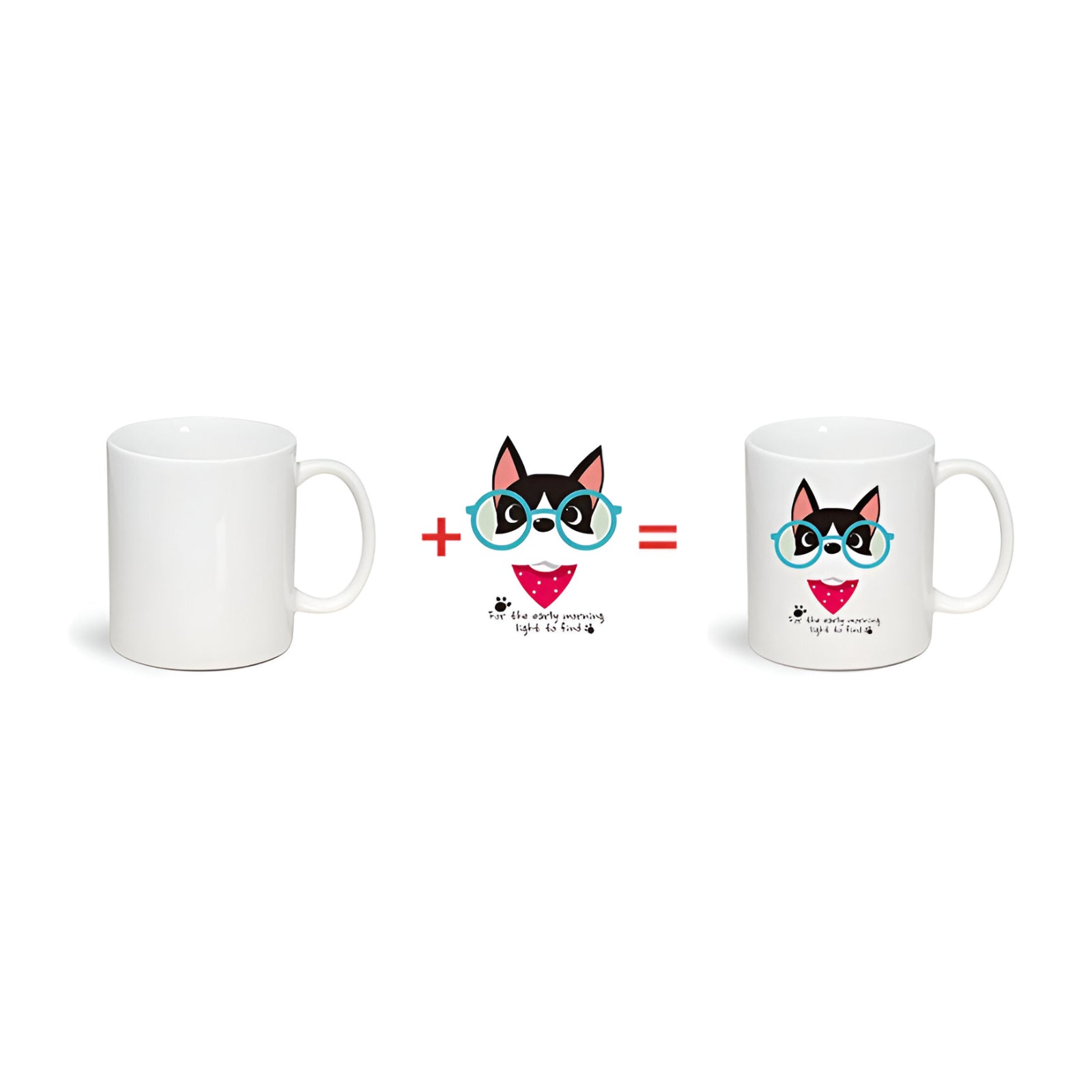 CMU01 White Ceramic Mug - 350ml ♻️