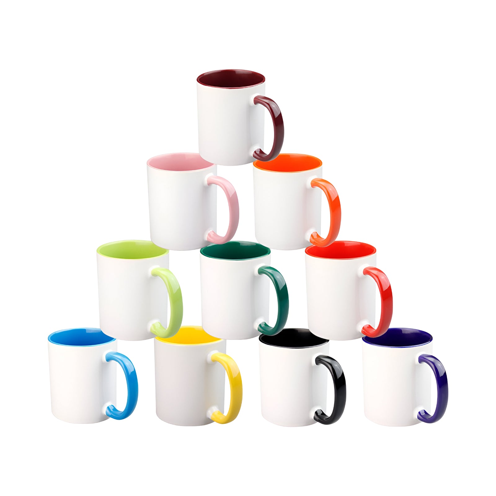 CMU03 Dual Tone Colored Ceramic Mug - 350ml
