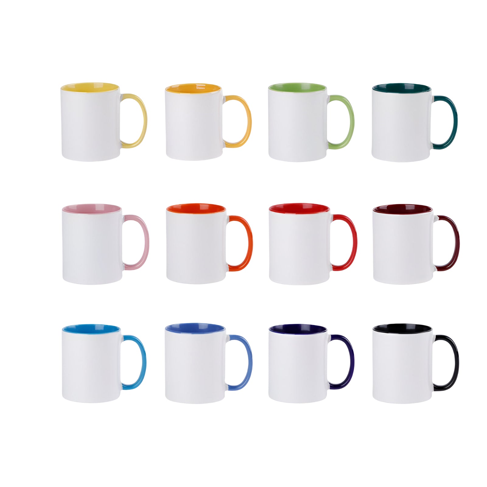 CMU03 Dual Tone Colored Ceramic Mug - 350ml