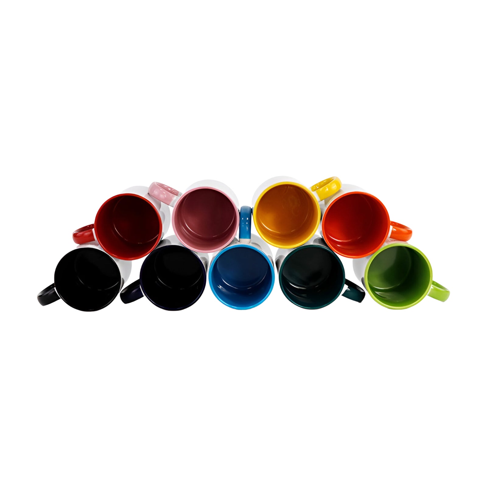 CMU03 Dual Tone Colored Ceramic Mug - 350ml