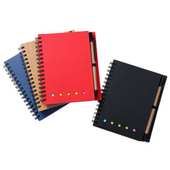 CNB05 Kraft Post It Notebook with Pen Set ♻️