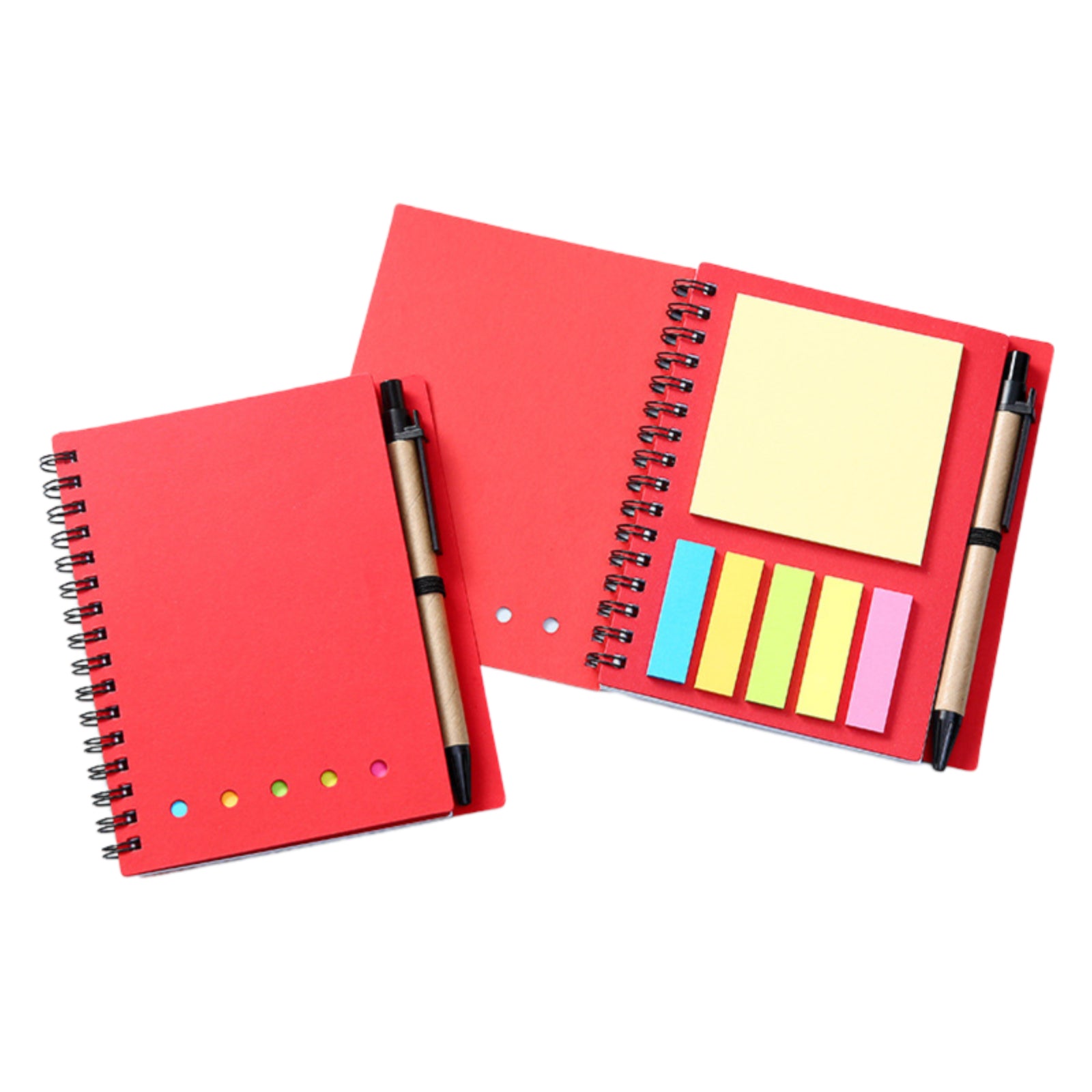 CNB05 Kraft Post It Notebook with Pen Set ♻️