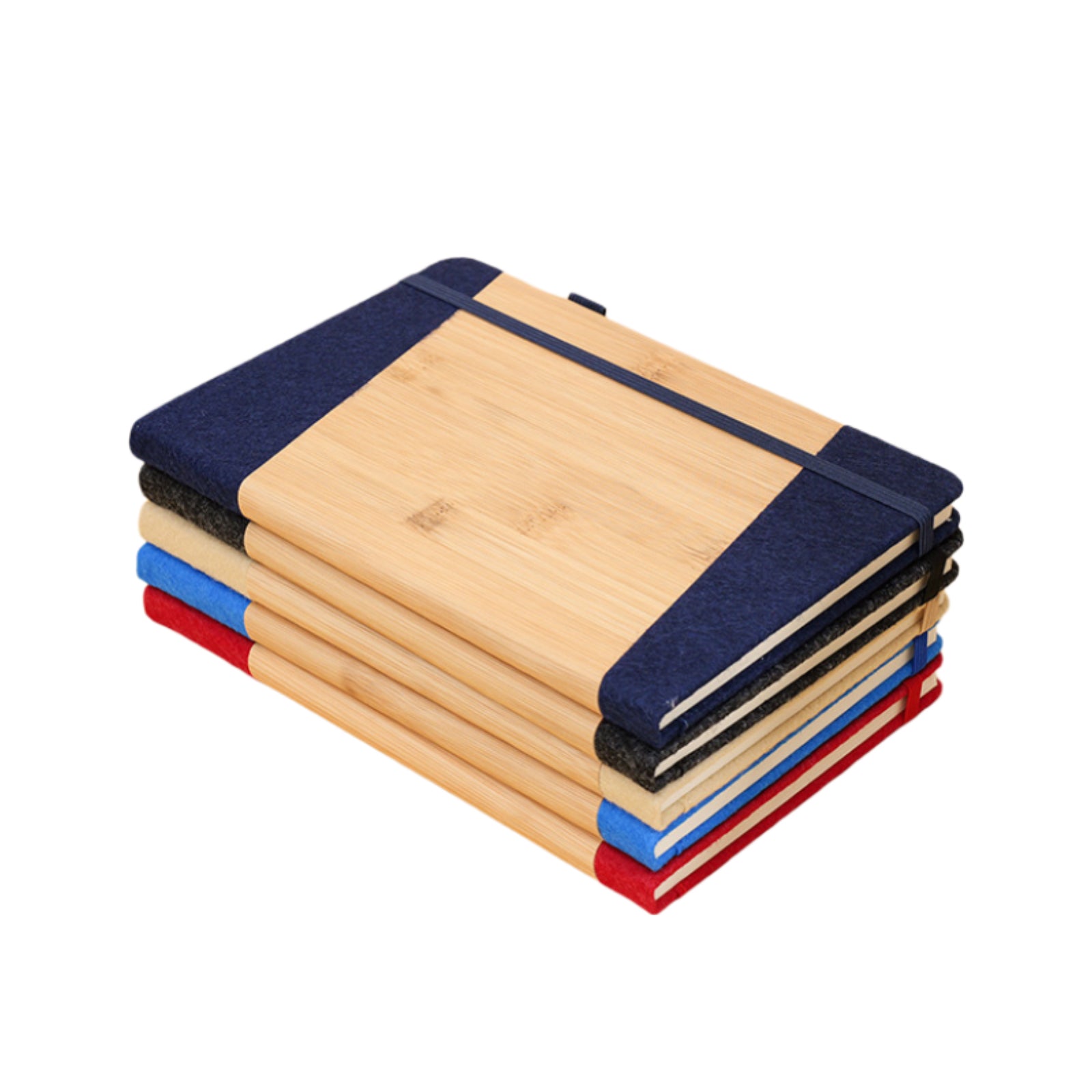 CNB16 Bamboo & Felt Notebook ♻️
