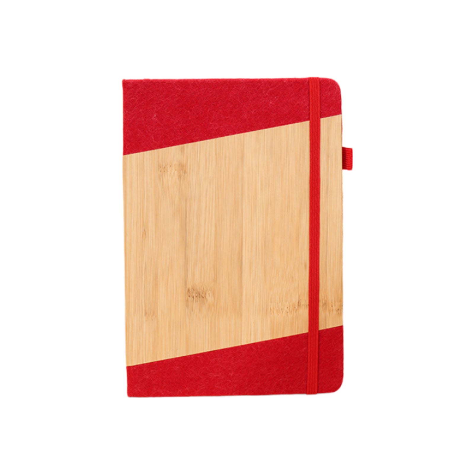 CNB16 Bamboo & Felt Notebook ♻️