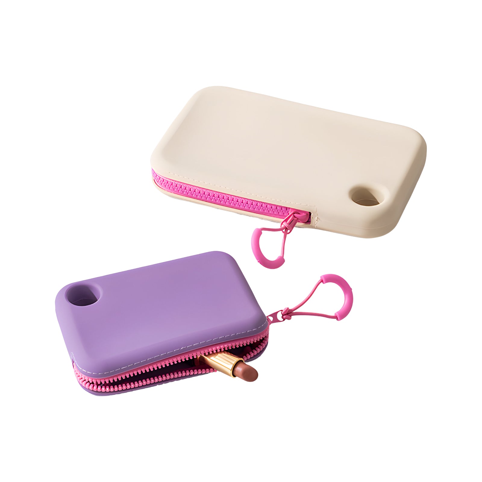 CPO14 Silicone Zipper Cosmetic Pouch