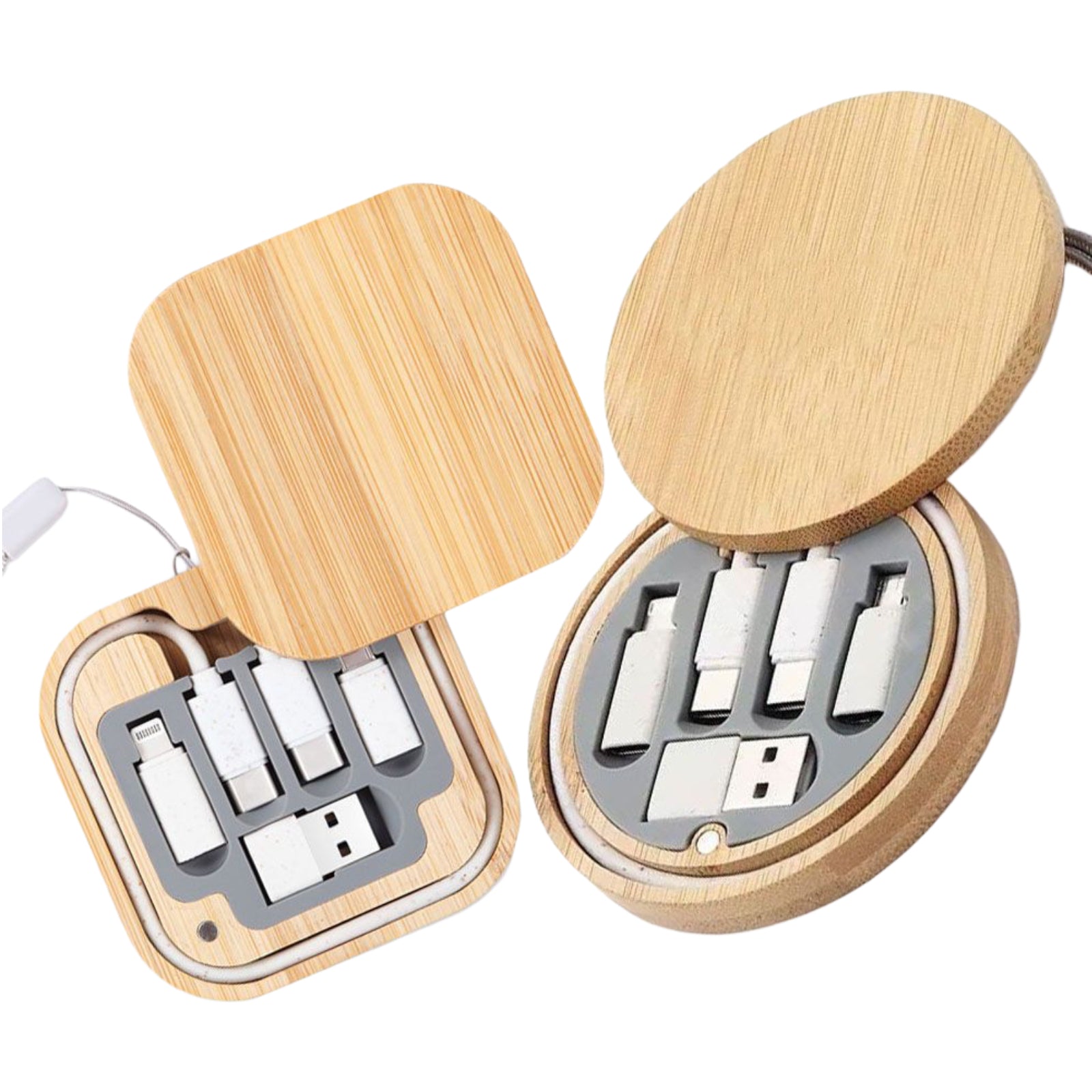 CPW01 Wooden Box & Charging Cable Set ♻️