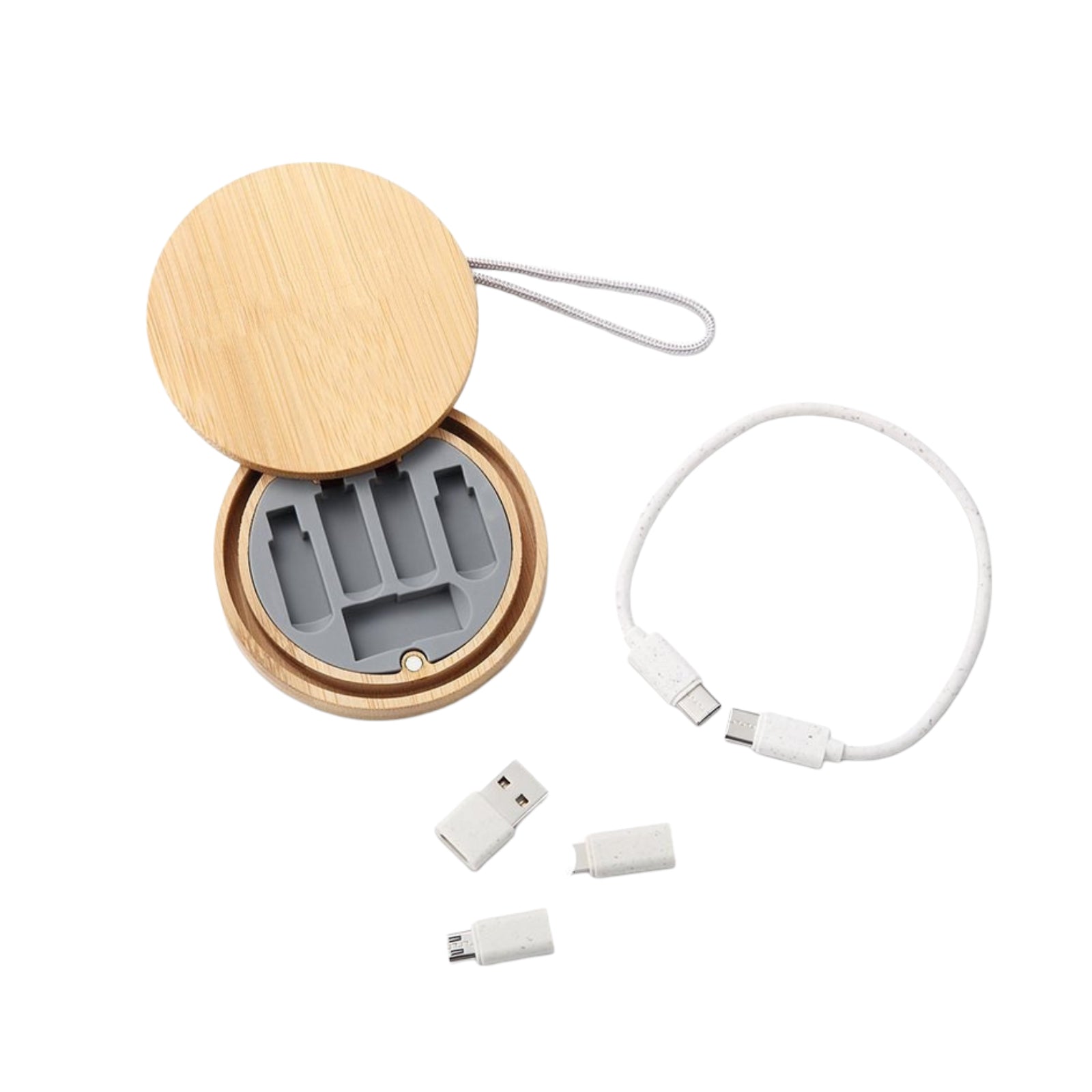 CPW01 Wooden Box & Charging Cable Set ♻️