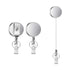 CRP02 Metal Retractable Pull Reel Holder